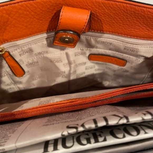 Michael Kors Hamilton Large Leather Satchel - RARE FIND - Picture 6 of 11